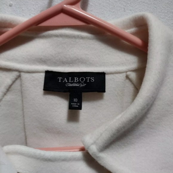 Talbots White Jacket 10 - Picture 2 of 3